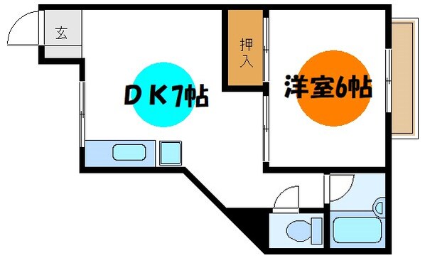 シャトルホワイトの物件間取画像